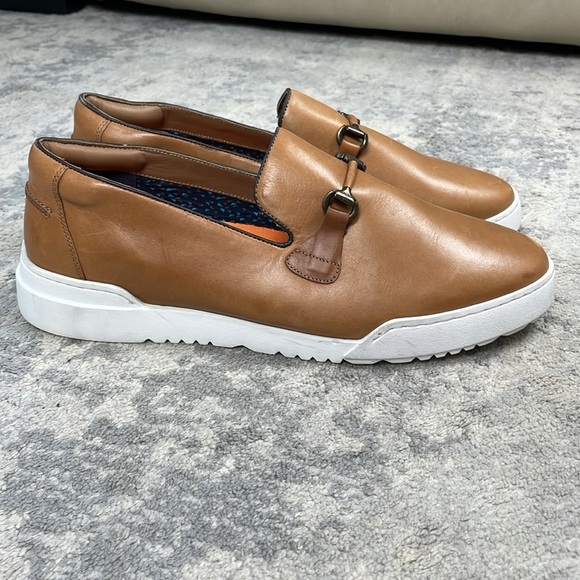 New Thomas & Vine Dane Horsebit Loafers Sneakers Brown Leather Lightweight 13 - Picture 8 of 15